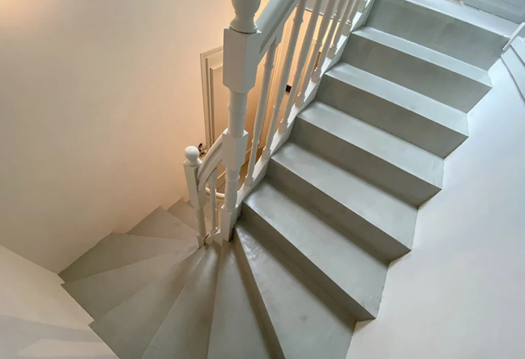 Beton Prestige Beton Cire Tours Revetement Escaliers 1