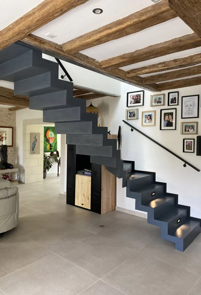 Beton Prestige Beton Cire Tours Revetement Escaliers 4